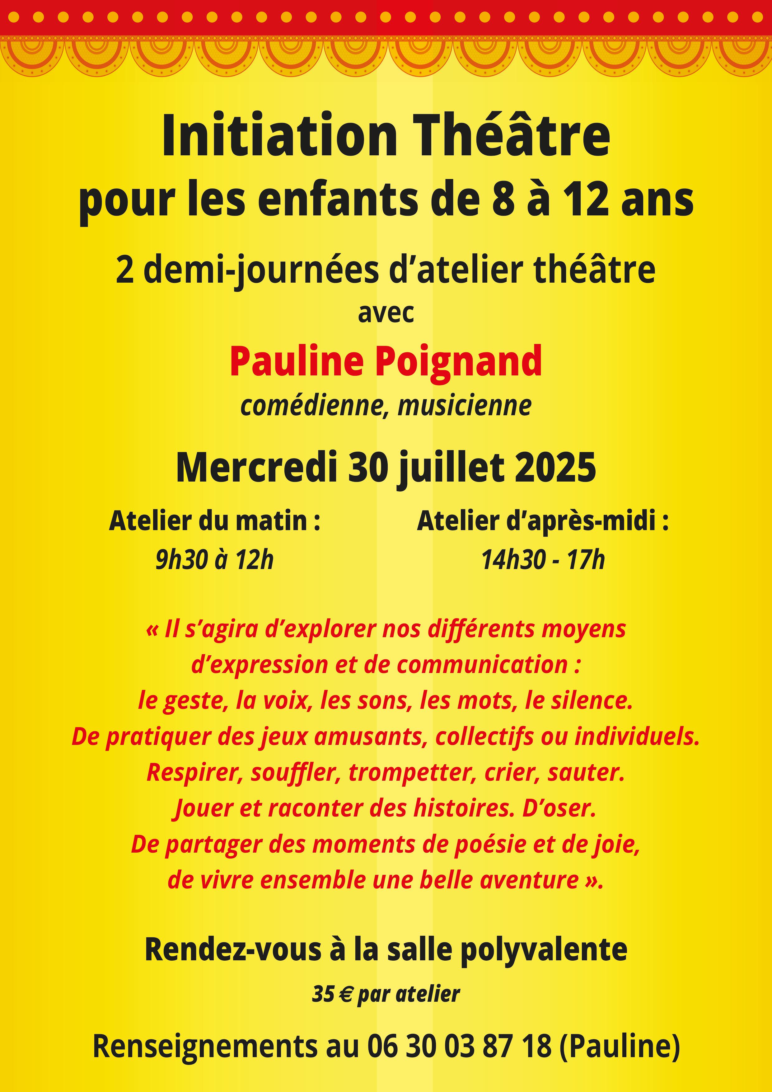 Affiche théatre